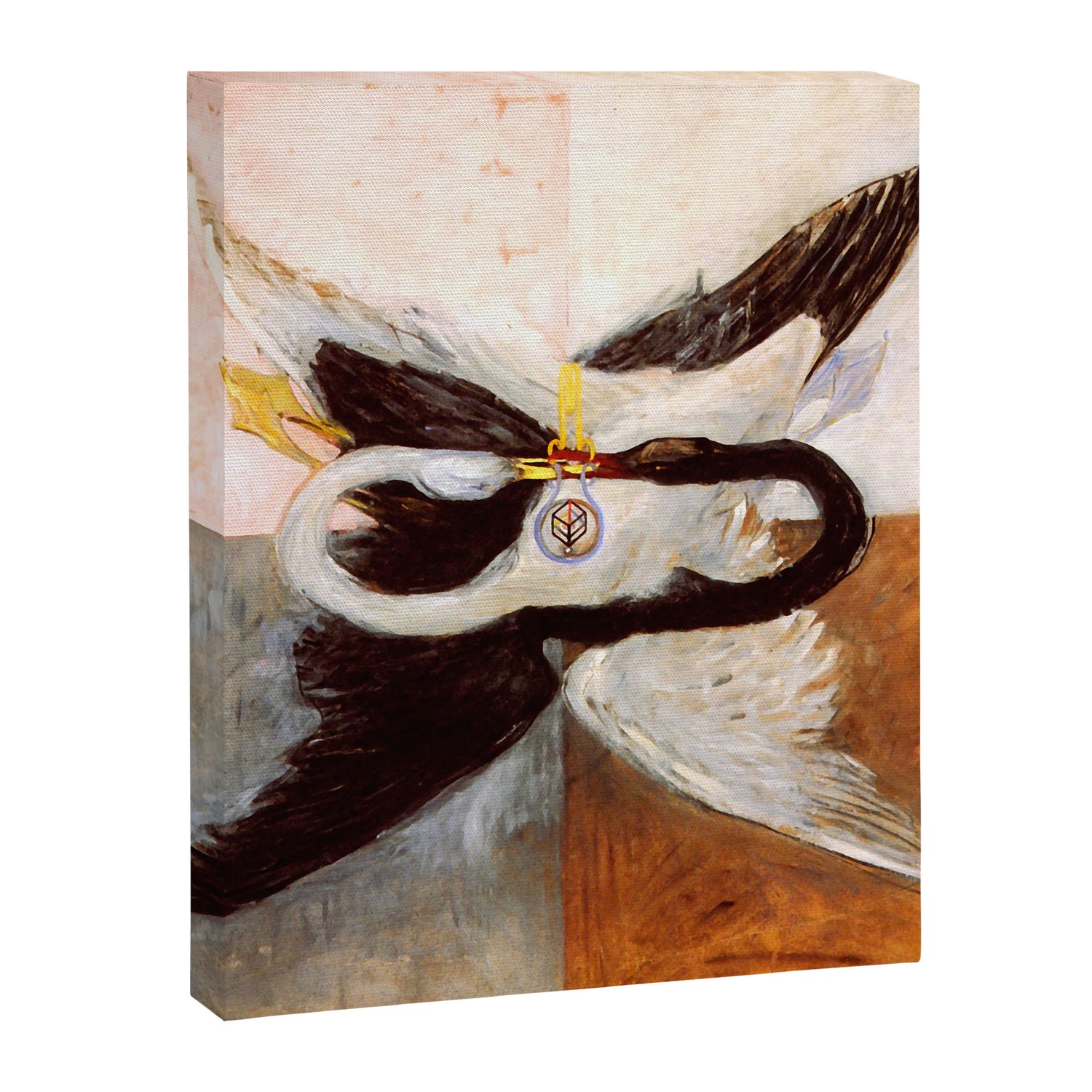 Hilma af Klint "The Swan, No. 24, Group IX-SUW, 1915" Canvas Print Gallery Image 3