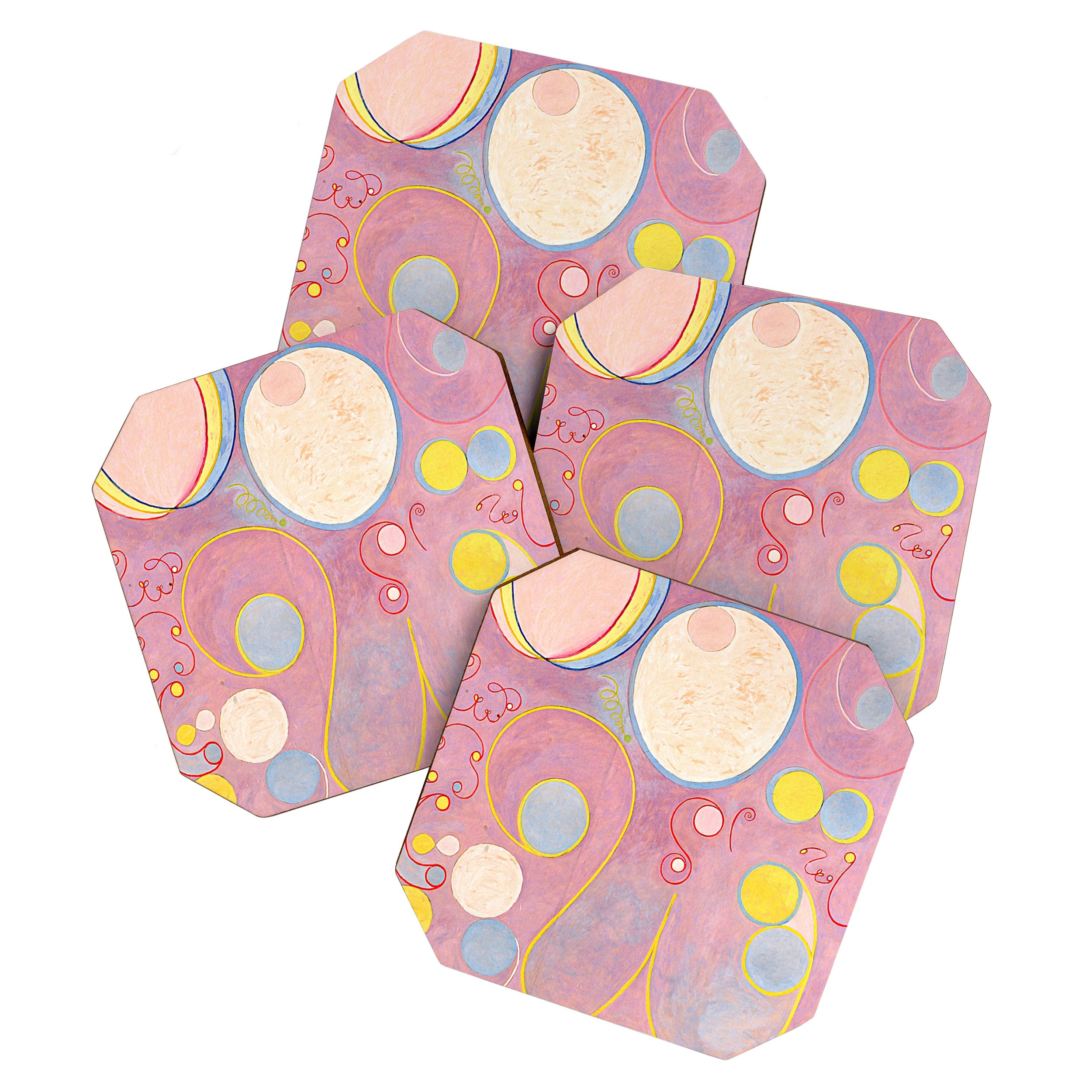 Hilma af Klint "The Ten Largest, No. 08, Adulthood, Group IV" Coaster Gallery Image 1