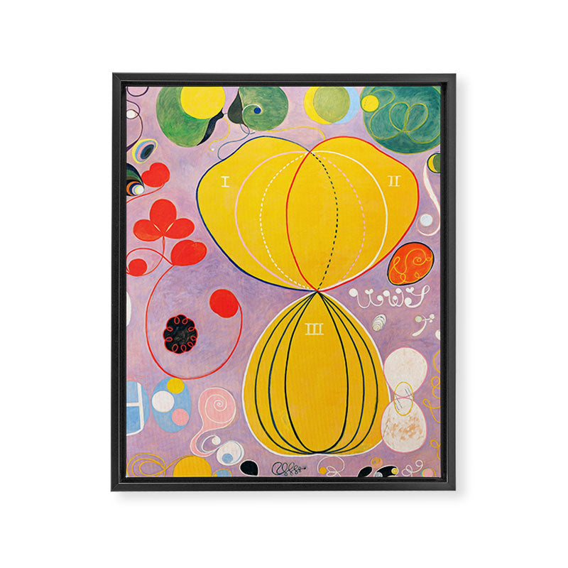 Hilma af Klint "The Ten Largest, No. 07, Adulthood, Group IV" Framed Canvas Print Gallery Image 6
