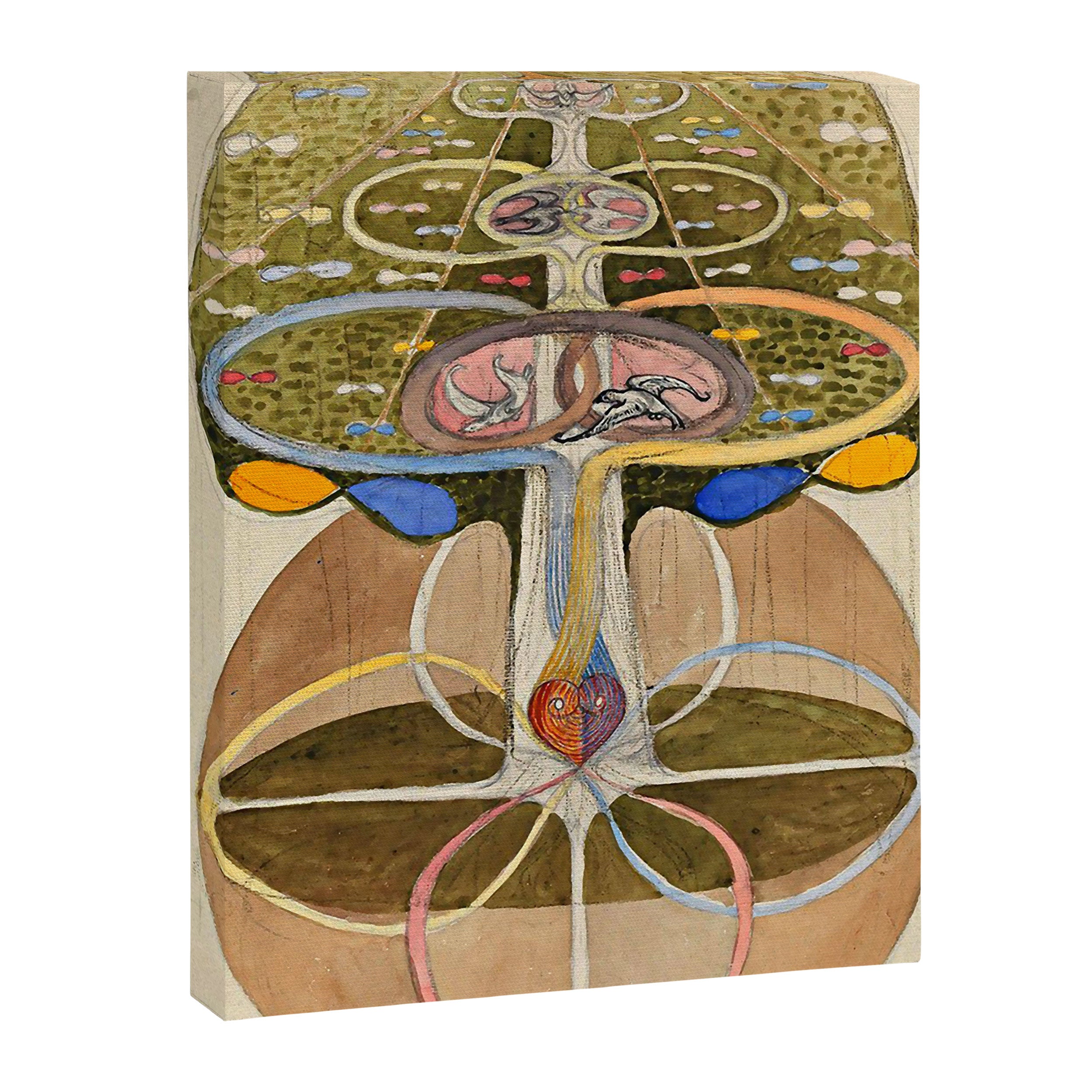 Hilma af Klint "Tree of Knowledge No. 1" Canvas Print Gallery Image 6