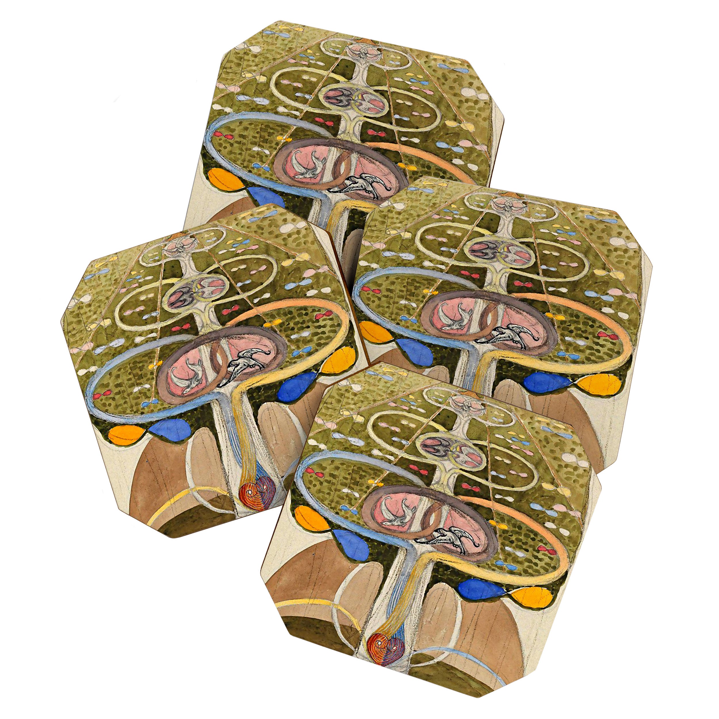 Hilma af Klint "Tree of Knowledge No. 1" Coaster Gallery Image 1