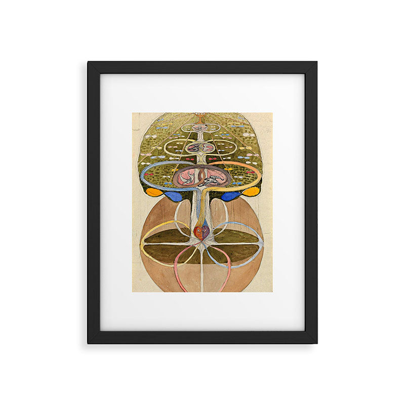 Hilma af Klint "Tree of Knowledge No. 1" Framed Art Print Gallery Image 4