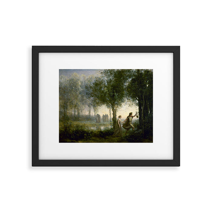 Jean-Baptiste-Camille Corot "Orpheus Leading Eurydice from the Underworld" Framed Art Print Gallery Image 1