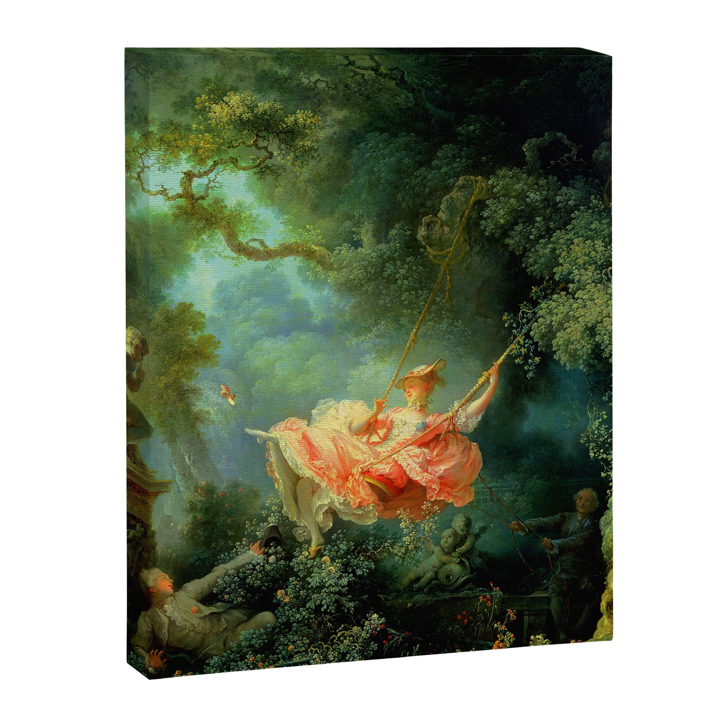 Jean-Honoré Fragonard "The Swing (L'Escarpolette)(The Happy Accidents of the Swing") Canvas Print Gallery Image 8