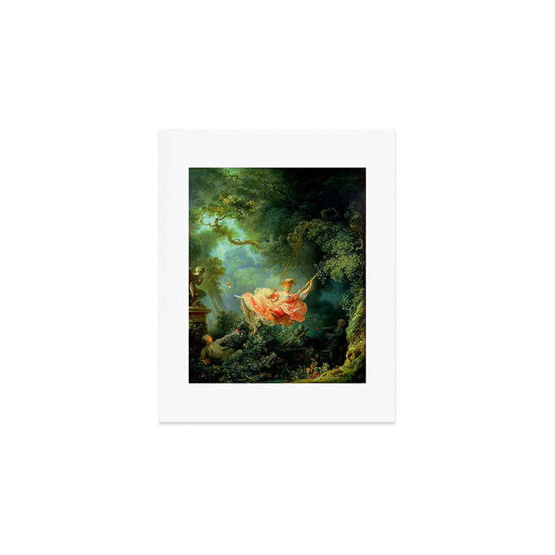 Jean-Honoré Fragonard "The Swing (L'Escarpolette)(The Happy Accidents of the Swing") Art Print Gallery Image 1