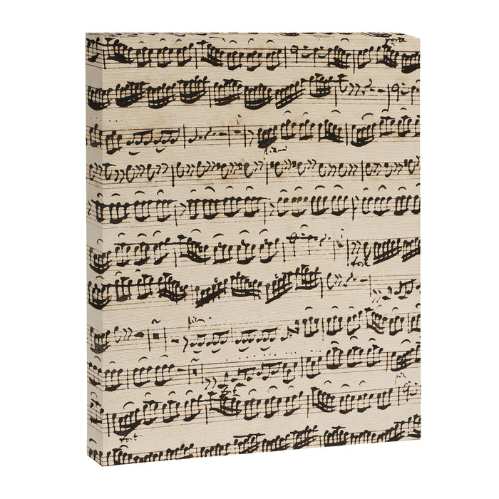 Johann Sebastian Bach (1685 - 1750) original music sheet Canvas Print Gallery Image 1