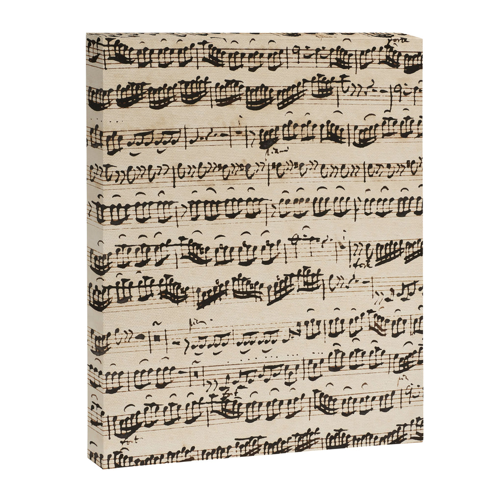 Johann Sebastian Bach (1685 - 1750) original music sheet Canvas Print Gallery Image 6