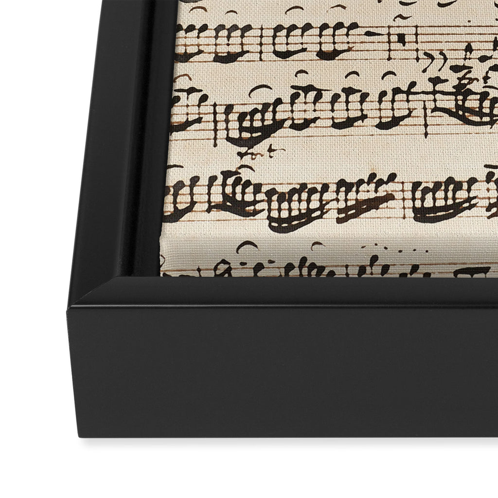 Johann Sebastian Bach (1685 - 1750) original music sheet Framed Canvas Print Gallery Image 3