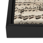 Johann Sebastian Bach (1685 - 1750) original music sheet Framed Canvas Print Gallery Image 3