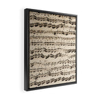 Johann Sebastian Bach (1685 - 1750) original music sheet Framed Canvas Print Gallery Image 2