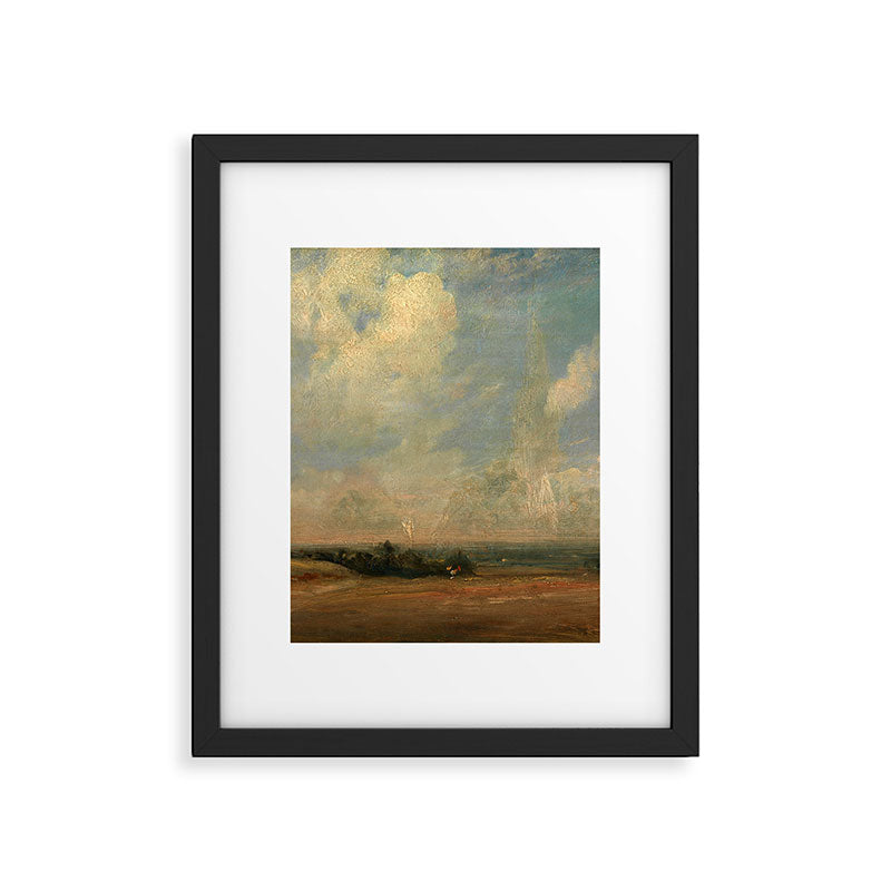 John Constable "A View from Hampstead Heath" Framed Art Print Gallery Image 4