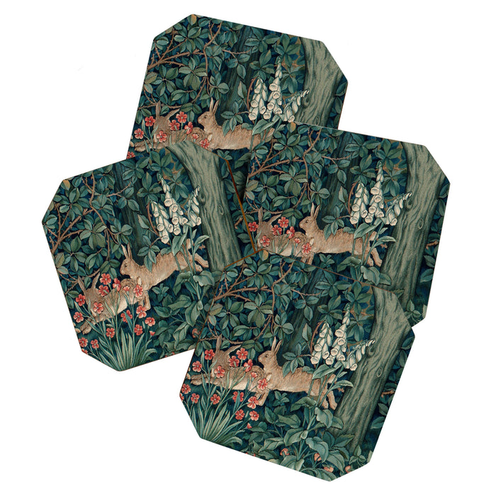 John Henry Dearle "Greenery" 4. Coaster Gallery Image 1