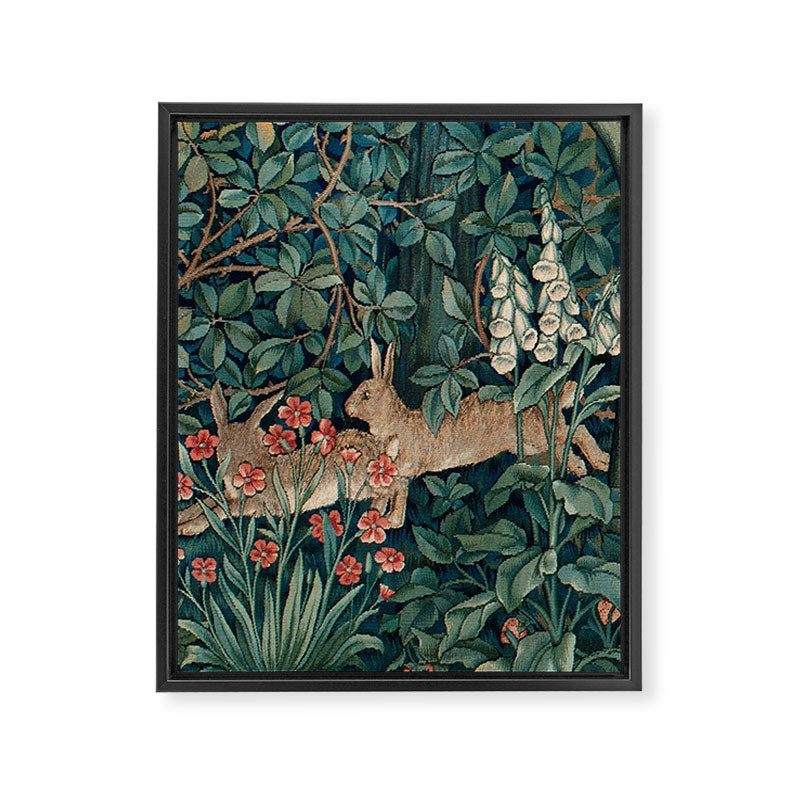 John Henry Dearle "Greenery" 4. Framed Canvas Print Gallery Image 8