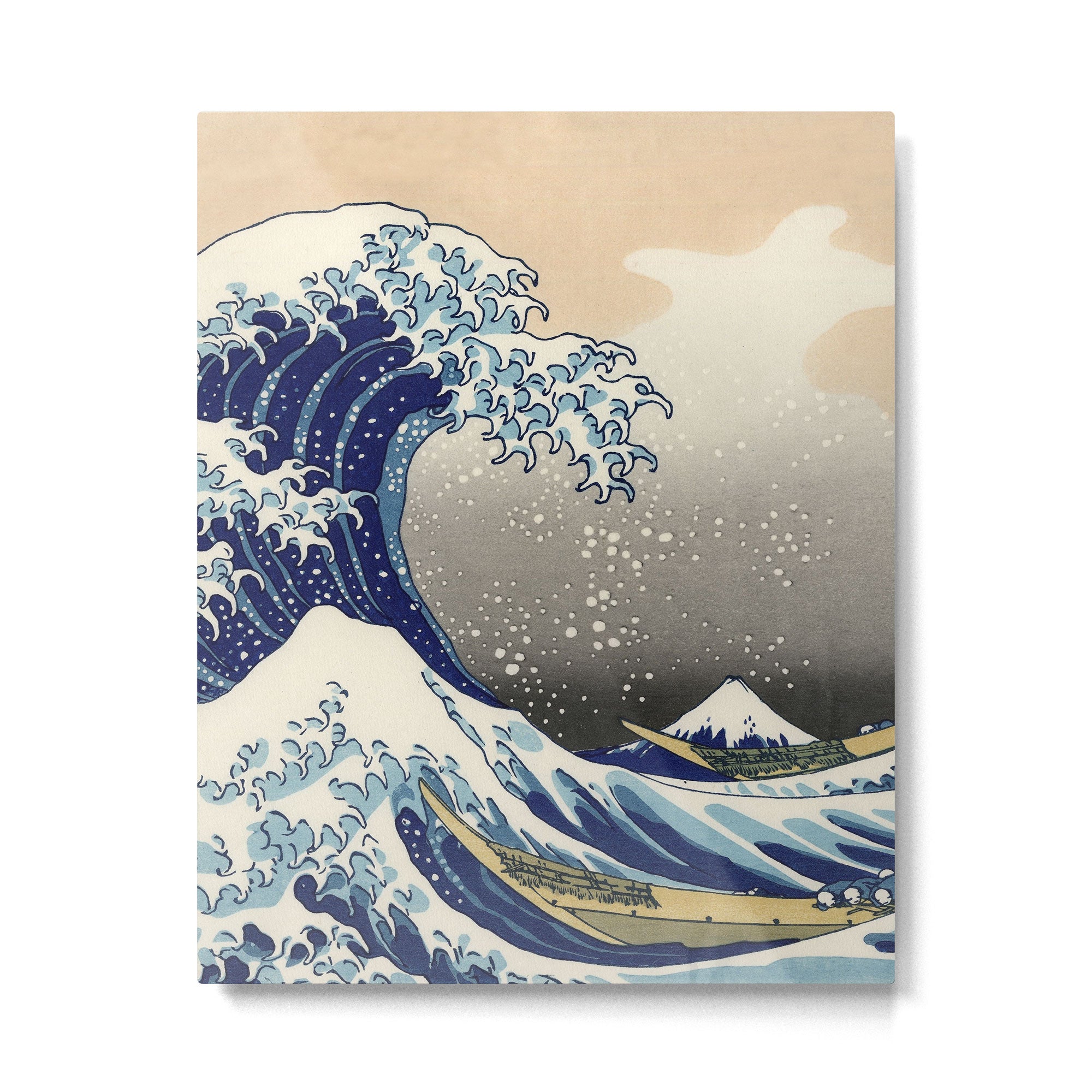 Katsushika Hokusai "The Great Wave off Kanagawa" Metal Print Gallery Image 6