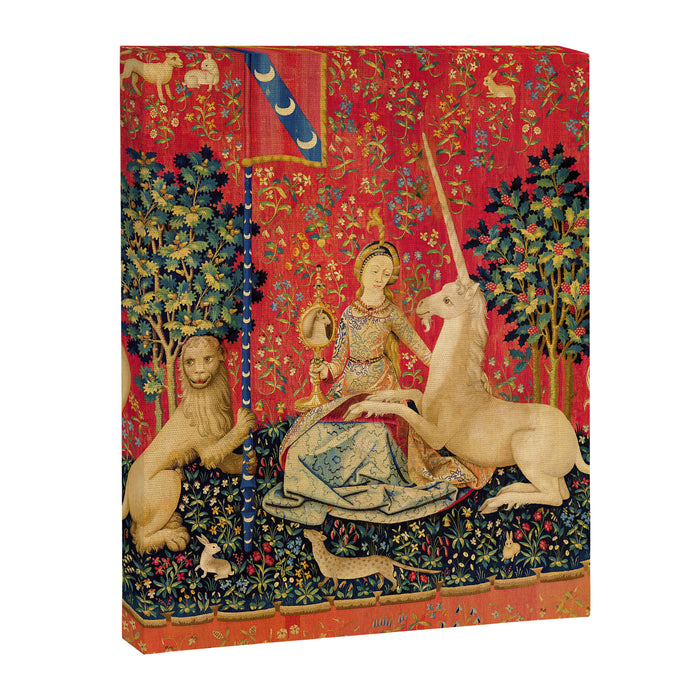Lady and the Unicorn - Sight Canvas Print Gallery Image 1