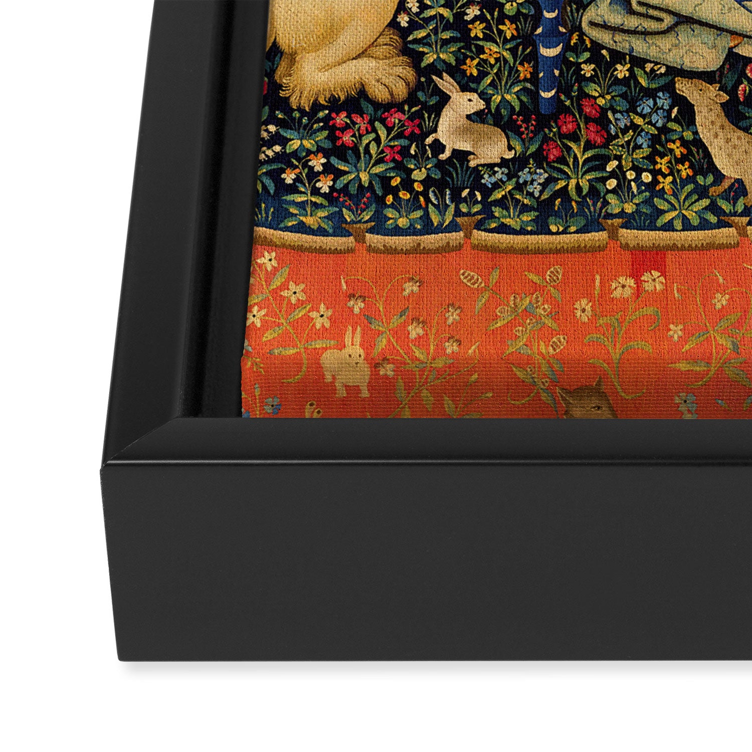 Lady and the Unicorn - Sight Framed Canvas Print Gallery Image 3