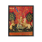 Lady and the Unicorn - Sight Framed Canvas Print Gallery Image 8