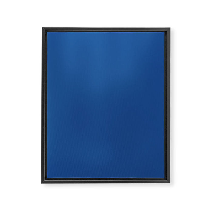 Lapis Blue Framed Canvas Print Gallery Image 1