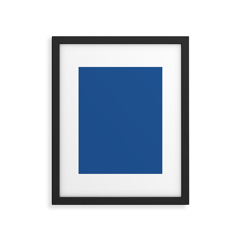 Lapis Blue Framed Art Print Gallery Image 6