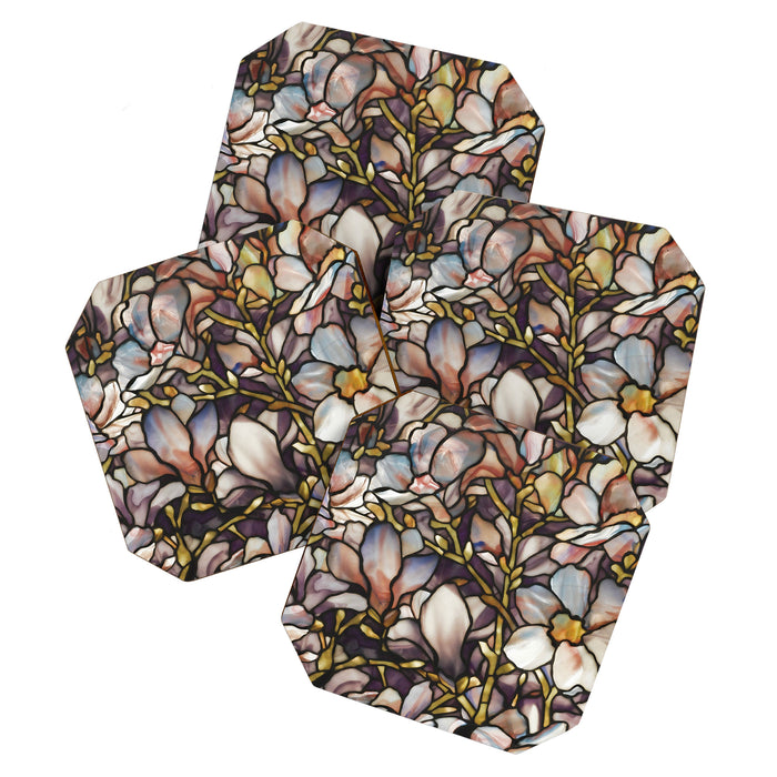 Louis Comfort Tiffany - Decorative stained glass 10. Coaster Gallery Image 1