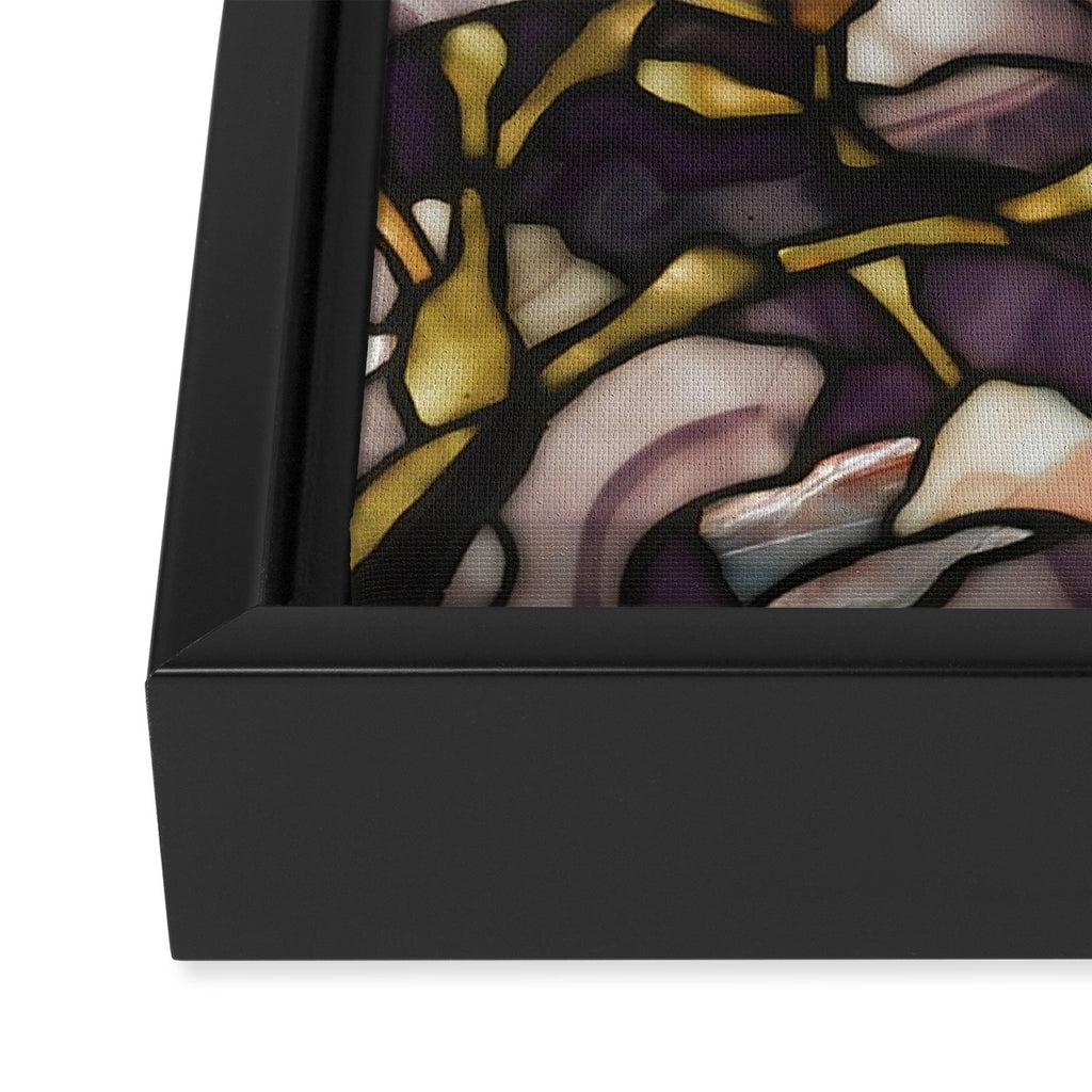 Louis Comfort Tiffany - Decorative stained glass 10. Framed Canvas Print Gallery Image 3