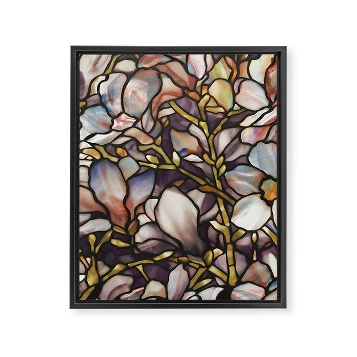 Louis Comfort Tiffany - Decorative stained glass 10. Framed Canvas Print Gallery Image 1