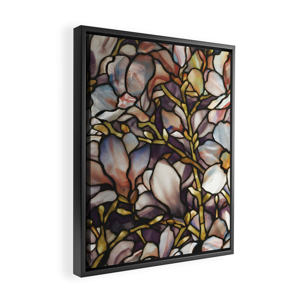 Louis Comfort Tiffany - Decorative stained glass 10. Framed Canvas Print Gallery Image 2