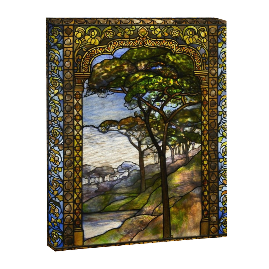 Louis Comfort Tiffany - Decorative stained glass 14. Canvas Print Gallery Image 6