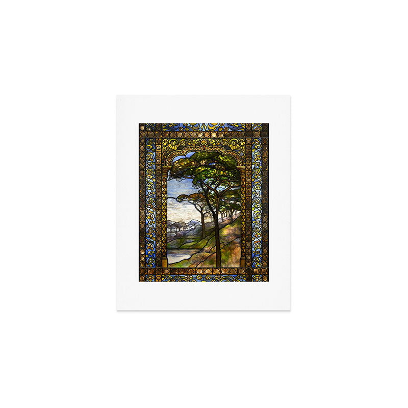 Louis Comfort Tiffany - Decorative stained glass 14. Art Print Gallery Image 1