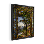 Louis Comfort Tiffany - Decorative stained glass 14. Framed Canvas Print Gallery Image 2