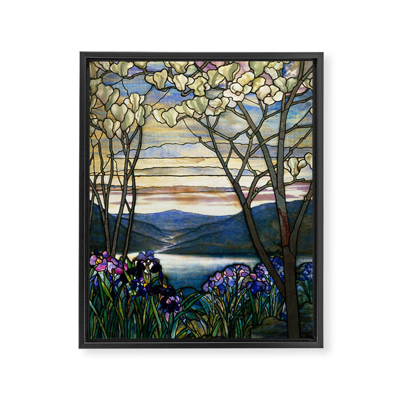 Louis Comfort Tiffany - Decorative stained glass 5. Framed Canvas Print Gallery Image 6