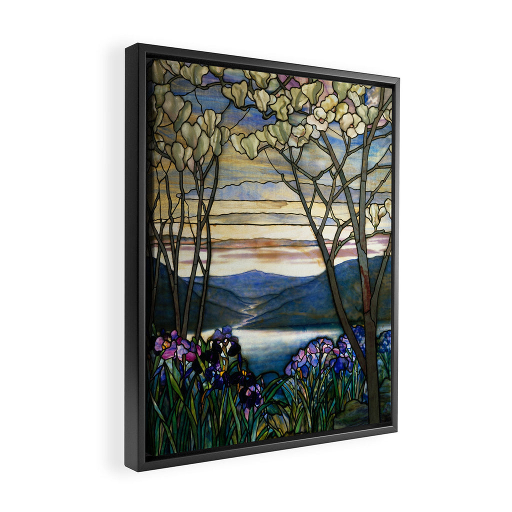 Louis Comfort Tiffany - Decorative stained glass 5. Framed Canvas Print Gallery Image 2