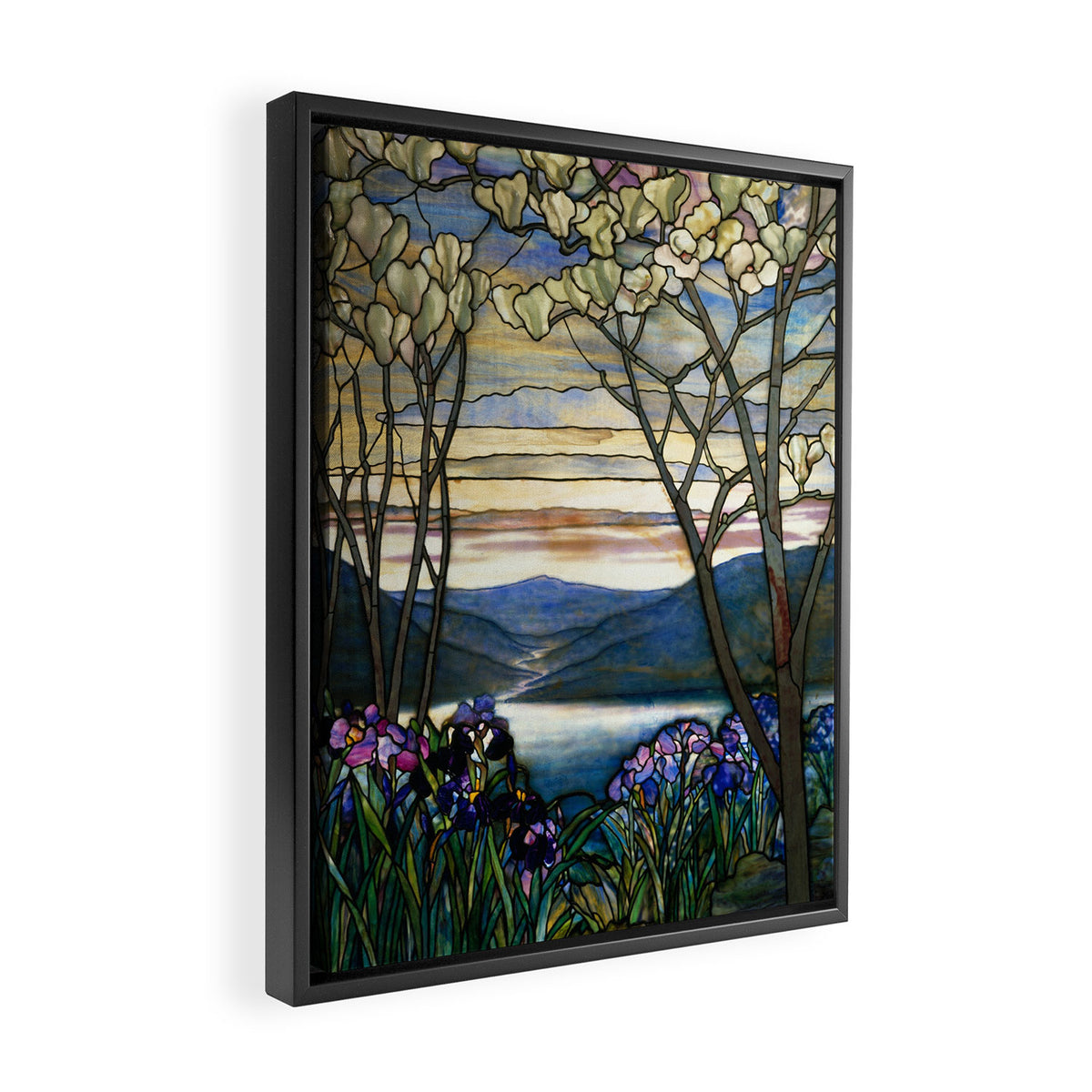 Louis Comfort Tiffany - Decorative stained glass 5. Framed Canvas Print Gallery Image 2