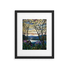 Louis Comfort Tiffany - Decorative stained glass 5. Framed Art Print Gallery Image 5