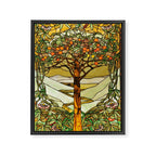 Louis Comfort Tiffany - Decorative stained glass 6. Framed Canvas Print Gallery Image 6