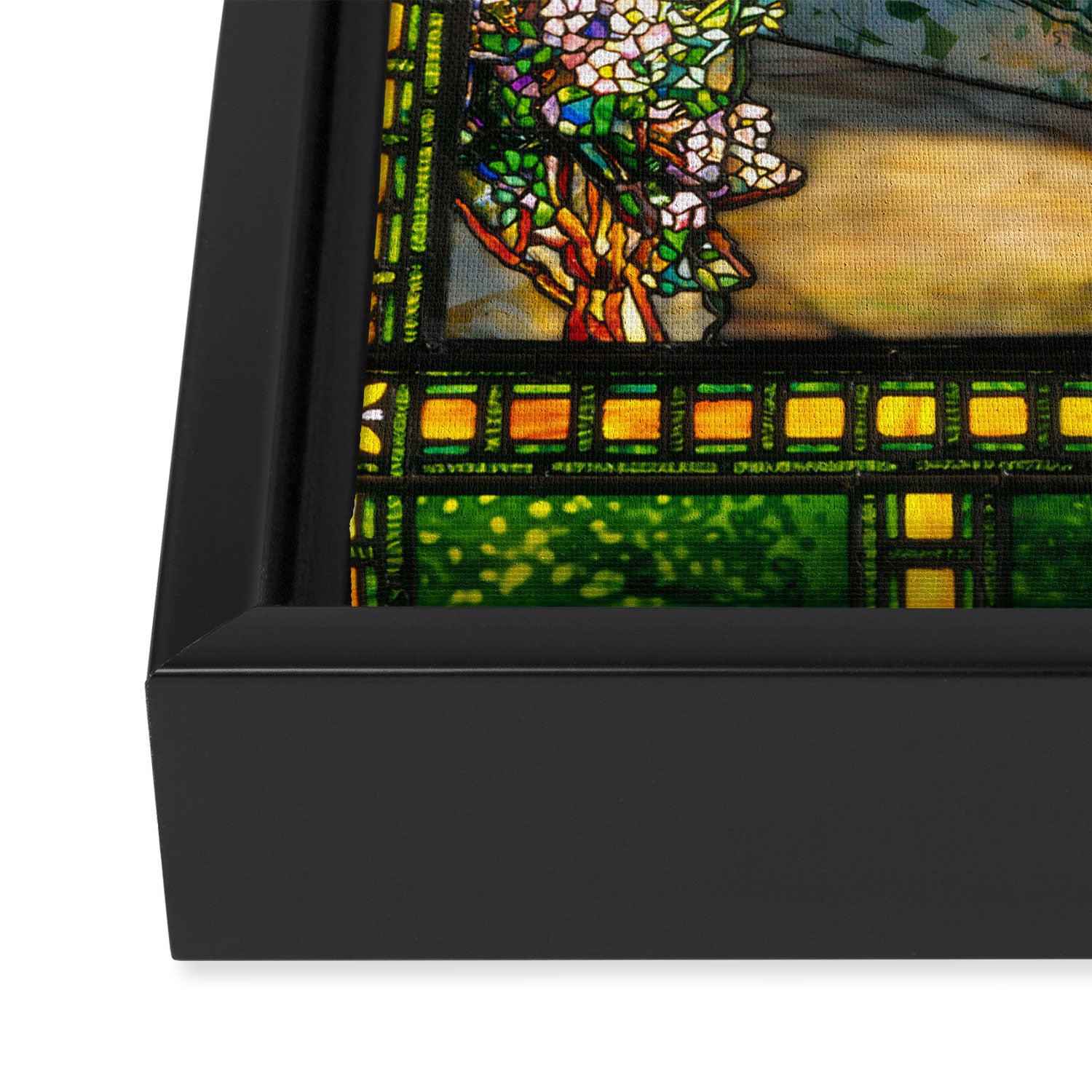 Louis Comfort Tiffany "Howell Hinds House Window" Framed Canvas Print Gallery Image 3