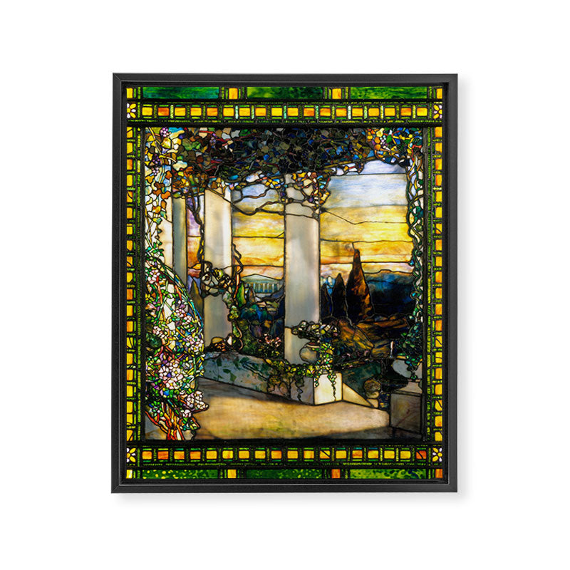 Louis Comfort Tiffany "Howell Hinds House Window" Framed Canvas Print Gallery Image 8