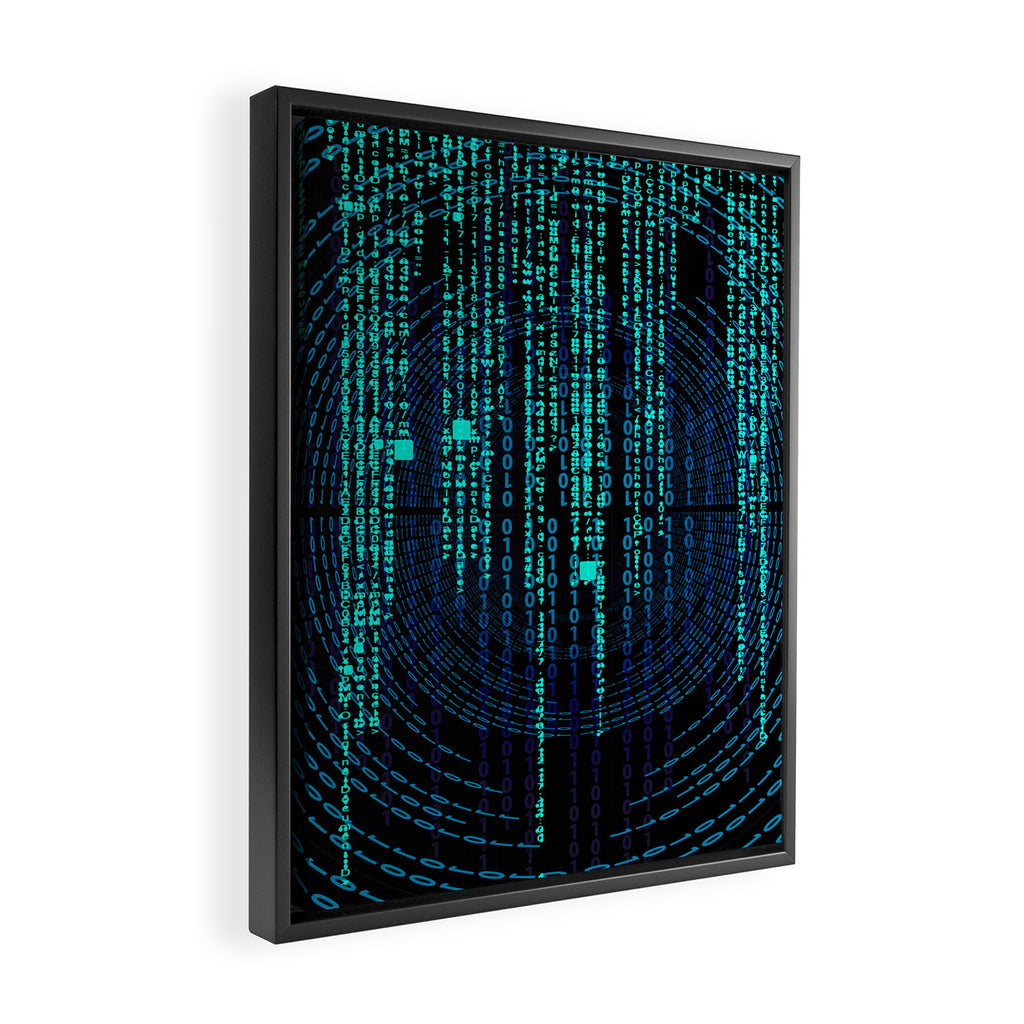 Matrix (3) Framed Canvas Print Gallery Image 2