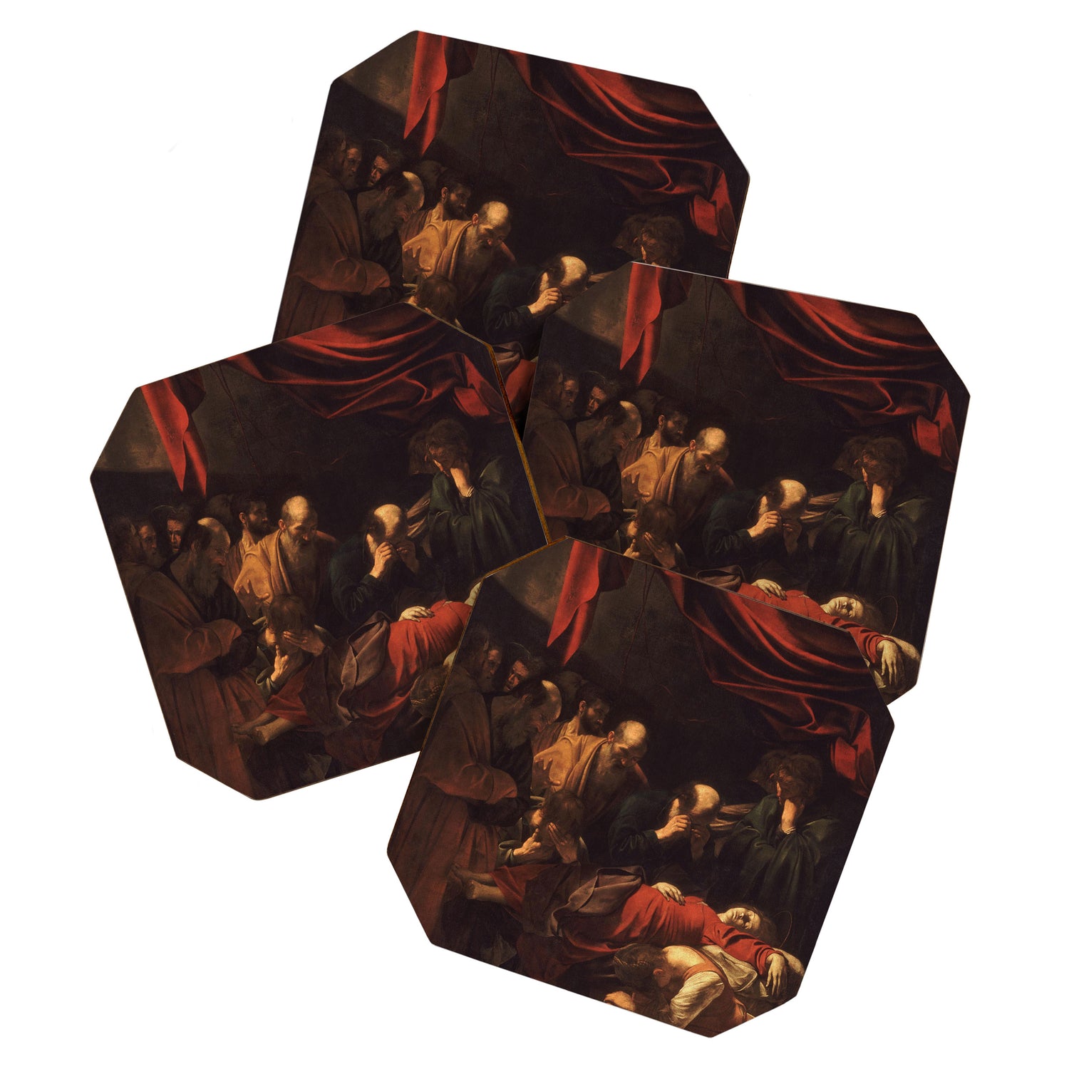 Michelangelo Merisi da Caravaggio "The Death of the Virgin" Coaster Gallery Image 1
