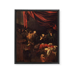 Michelangelo Merisi da Caravaggio "The Death of the Virgin" Framed Canvas Print Gallery Image 8