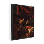 Michelangelo Merisi da Caravaggio "The Death of the Virgin" Framed Canvas Print Gallery Image 2