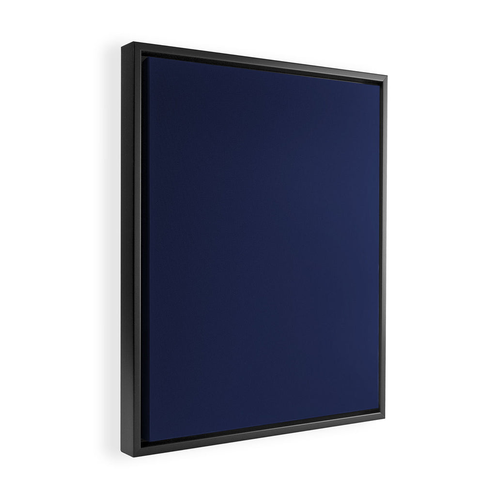 Navy Framed Canvas Print Gallery Image 2