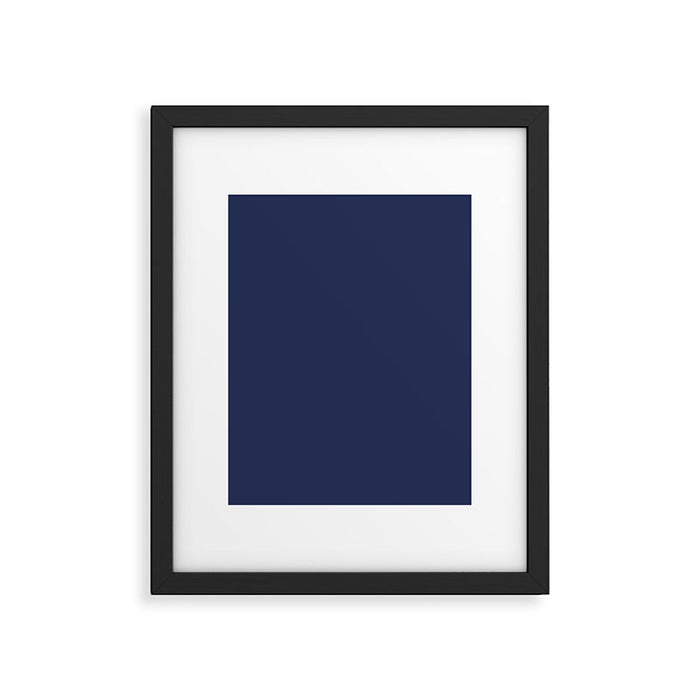 Navy Framed Art Print Gallery Image 1