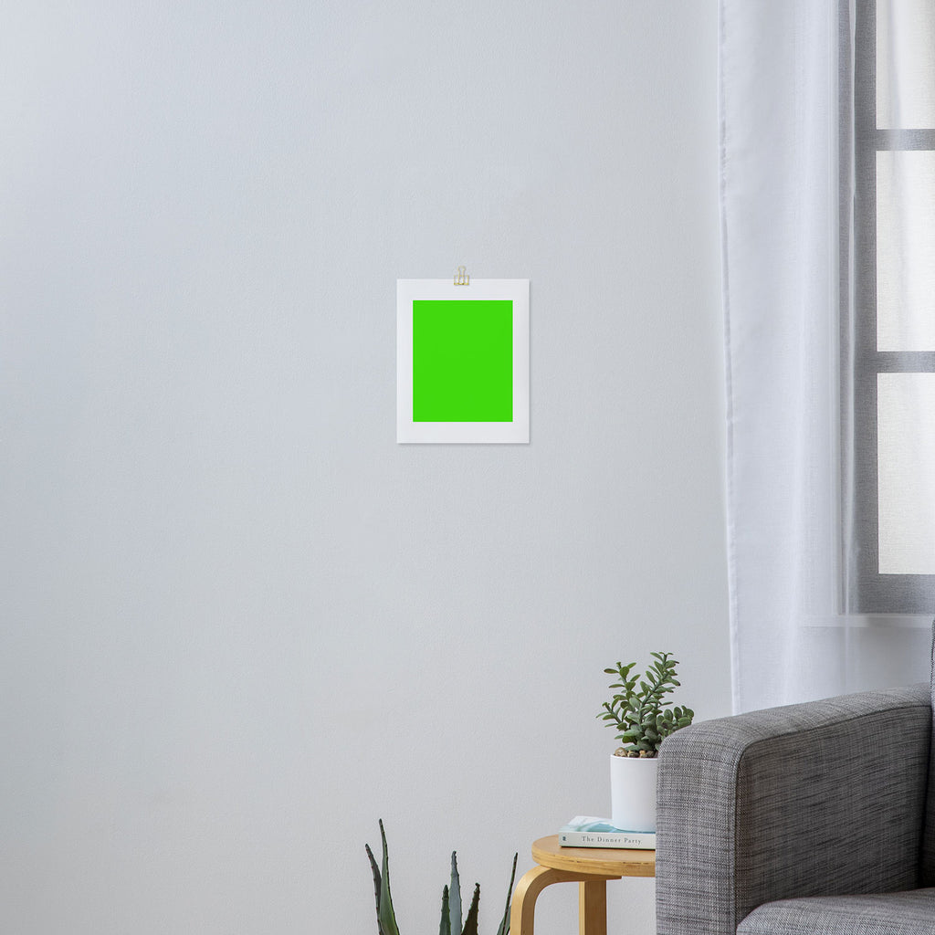 Neon Green Art Print Gallery Image 3