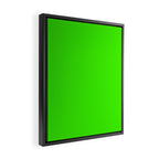 Neon Green Framed Canvas Print Gallery Image 2