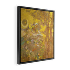 Odilon Redon "Trees on a yellow Background" Framed Canvas Print Gallery Image 2