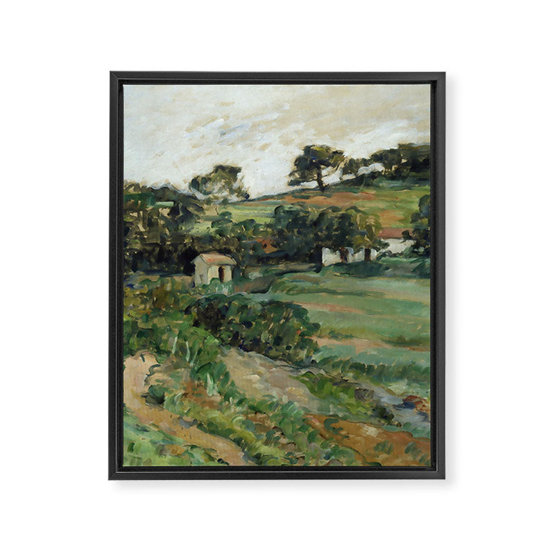 Paul Cezanne "Landscape", c.1879 Framed Canvas Print Gallery Image 3