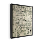 Paul Klee "Drawing Knotted in the Manner of a Net" Framed Canvas Print Gallery Image 2