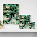 Paul Klee "Dream city" Canvas Print Gallery Image 3