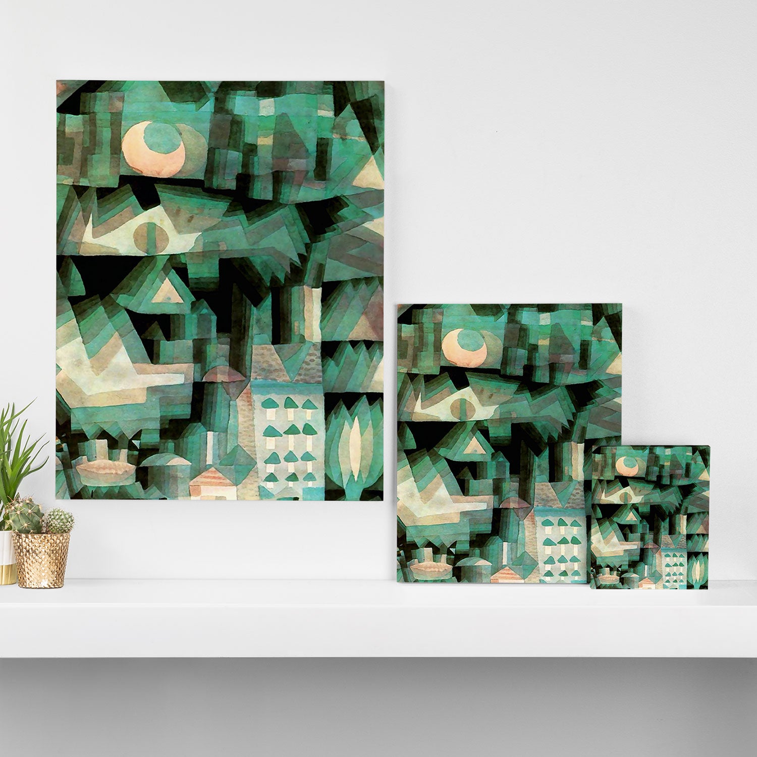 Paul Klee "Dream city" Canvas Print Gallery Image 3